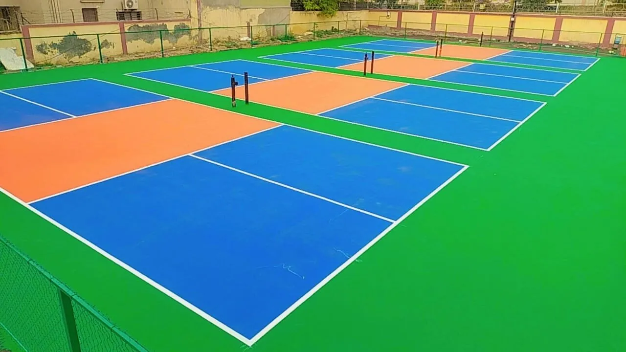 Residential Community Pickleball Court Flooring