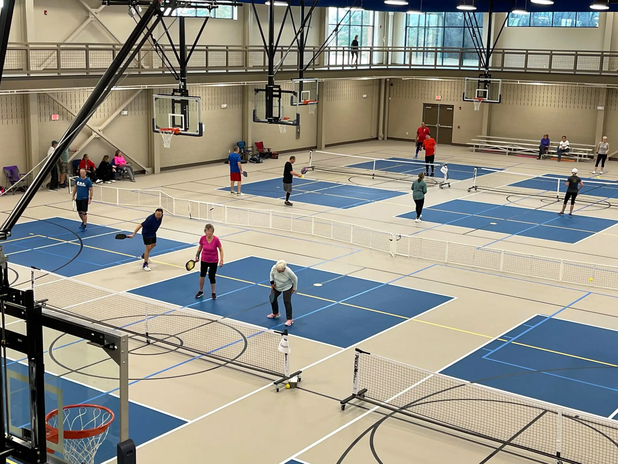 indoor pickleball court flooring