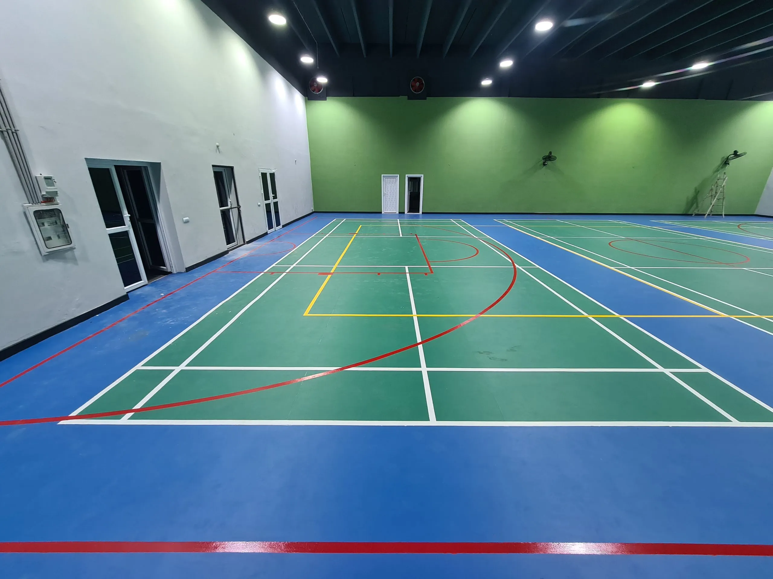 Karachi Indoor Badminton Court PU Flooring