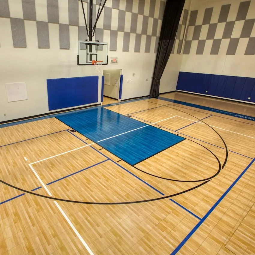 Maple Hardwood Basketball  Court Flooring