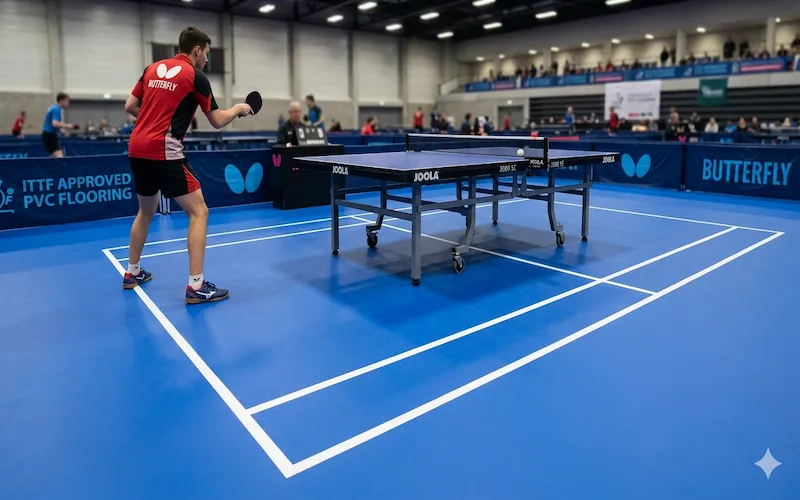 PU Table Tennis Court Flooring