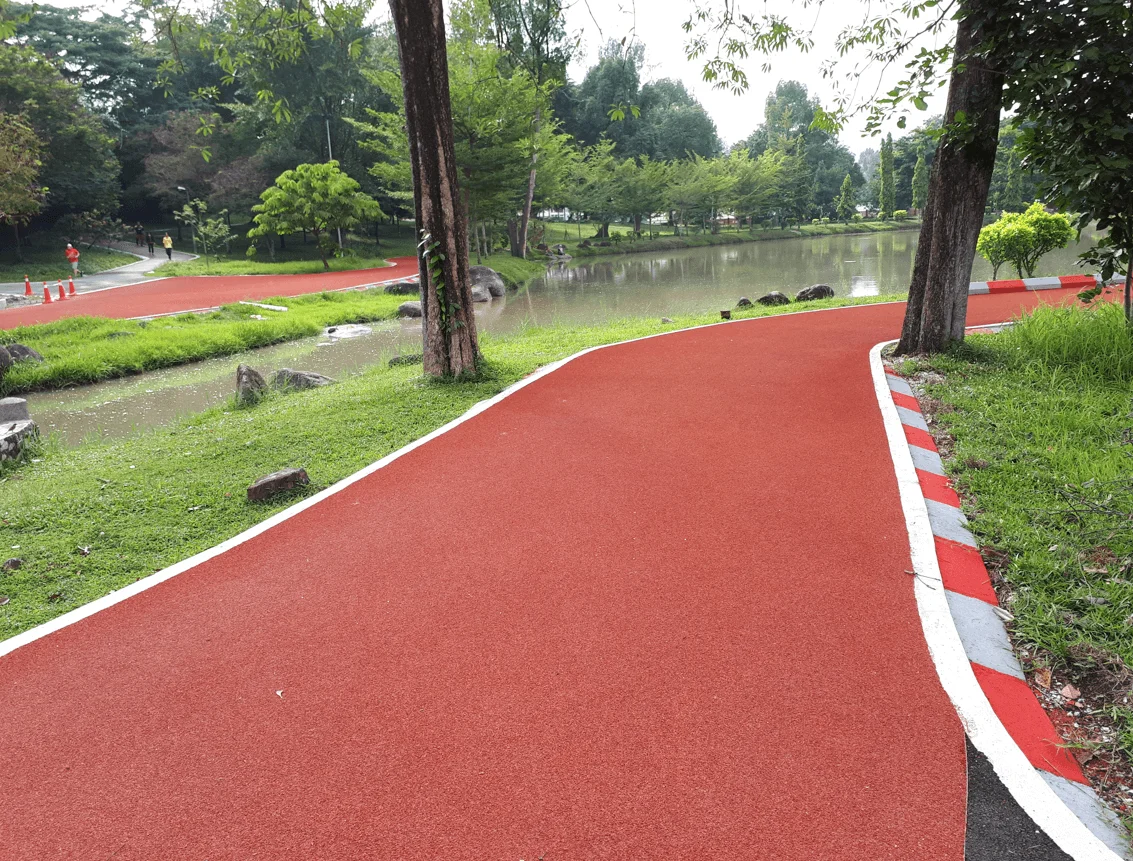 Public Park EPDM jogging Track
