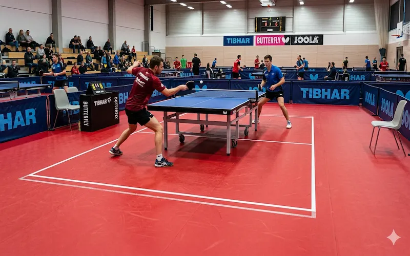 Rubber Table Tennis Court Flooring
