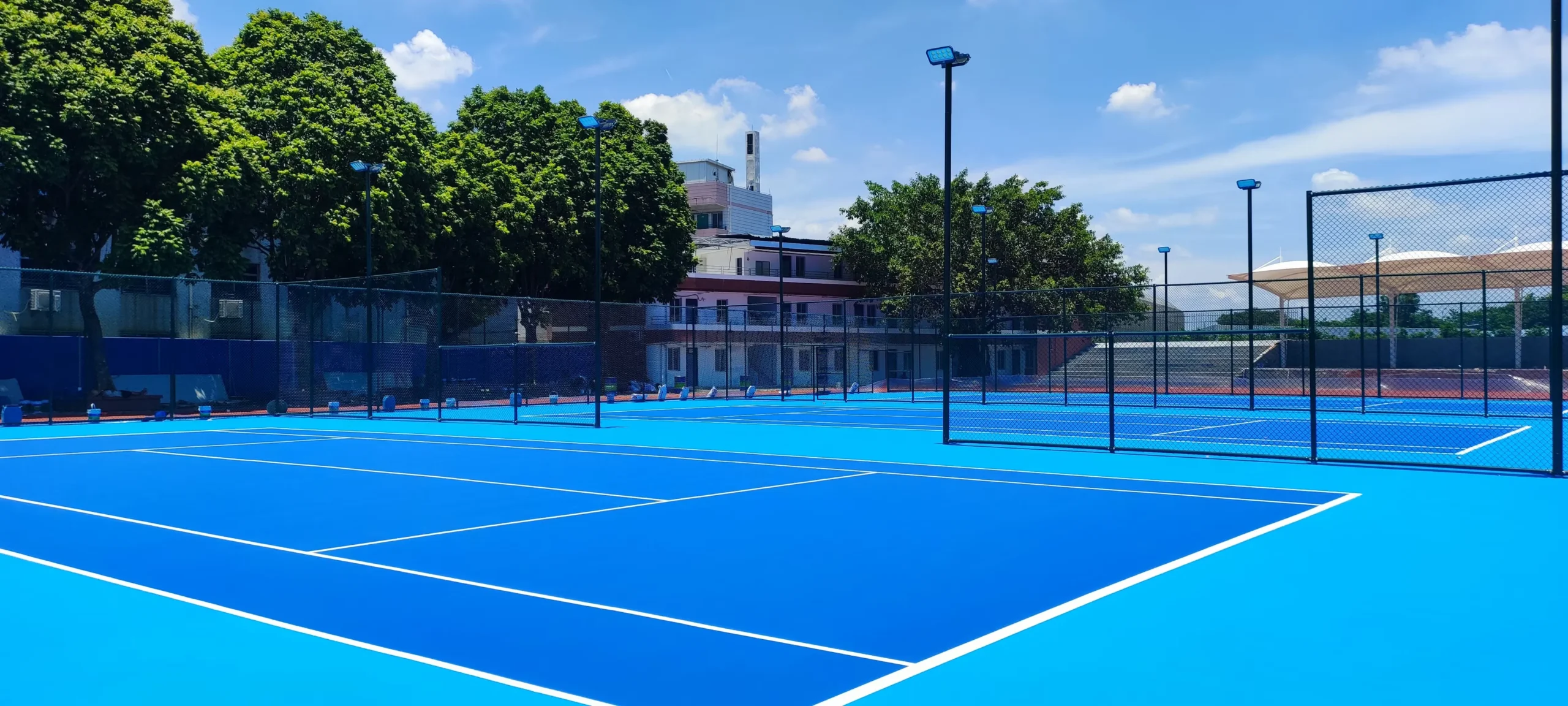 Outdoor Badminton Court Acrylic Flooring