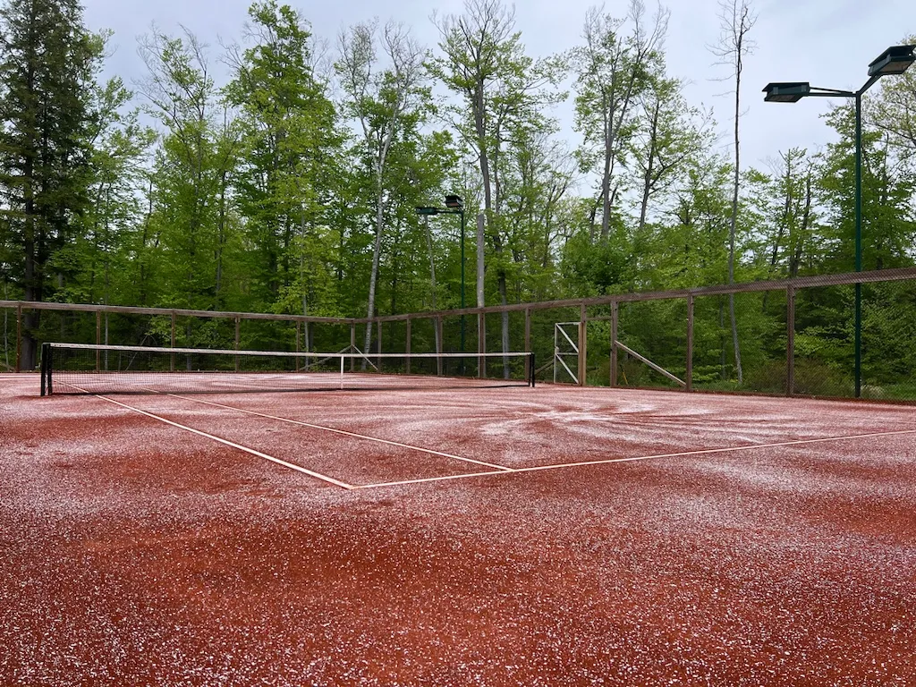clay tennis court flooring islamabad