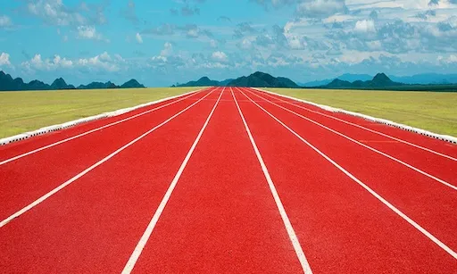Polyurethane Spray Coat Running Track