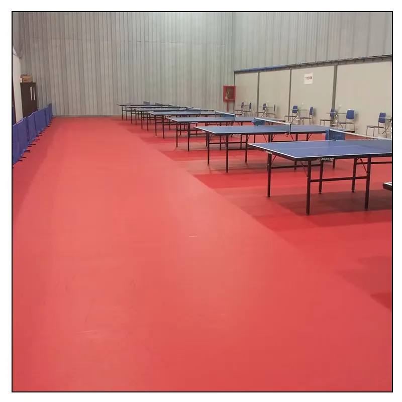 table tennis court flooring services