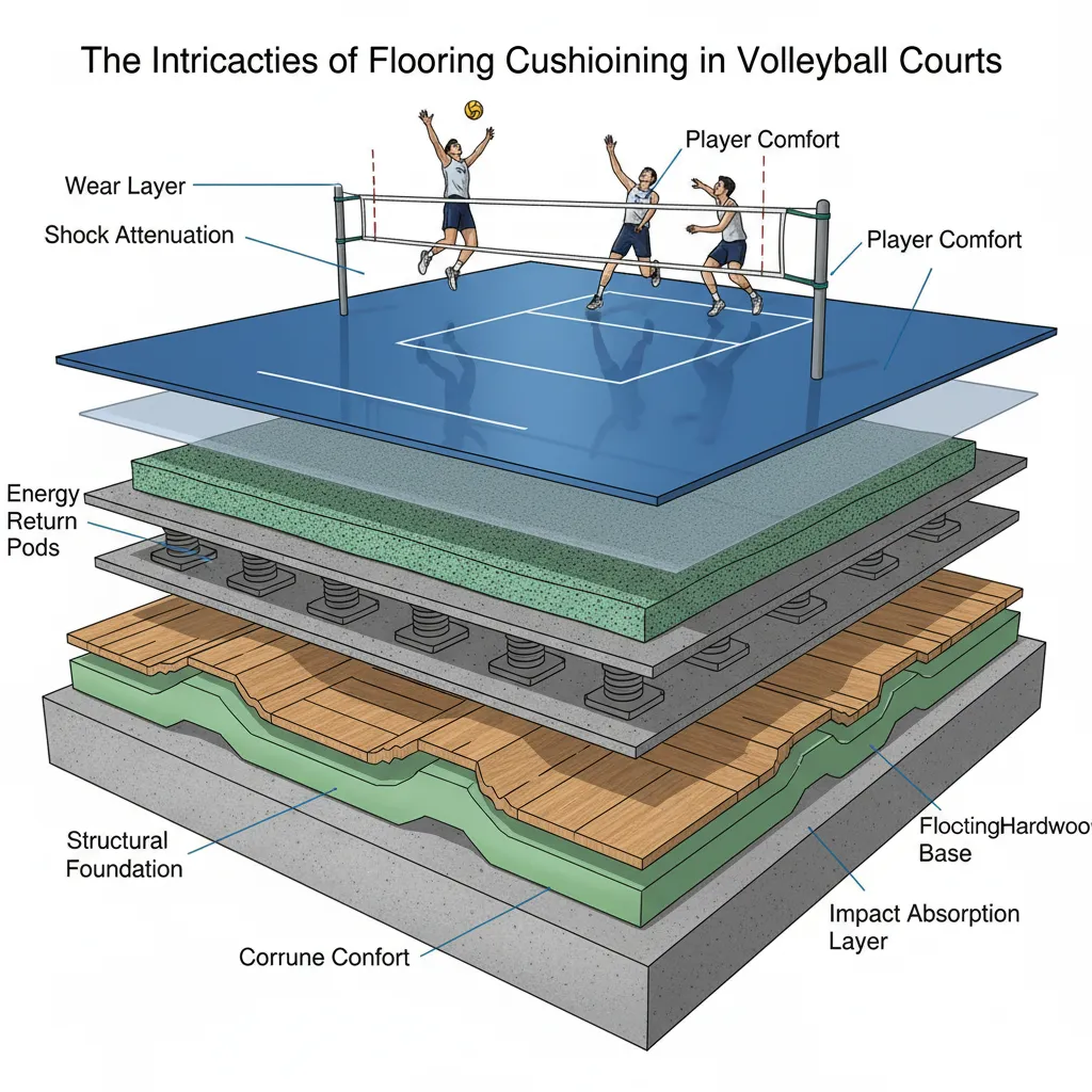 Volleyball Court Layer Structure Pakistan